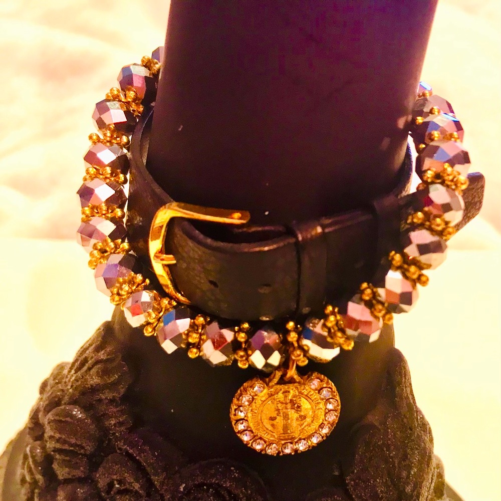 Crystal Rock and Gold San Benito Bracelet